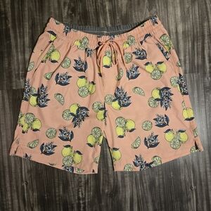Hurley Peach Lemon Print Swim Shorts